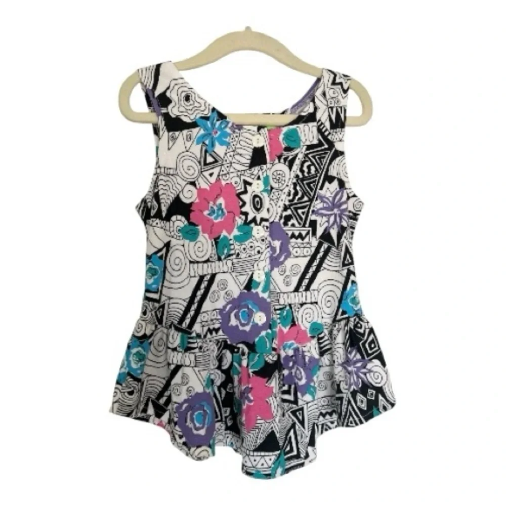Vintage 80s Teazli sunwear tank top girls 7/8